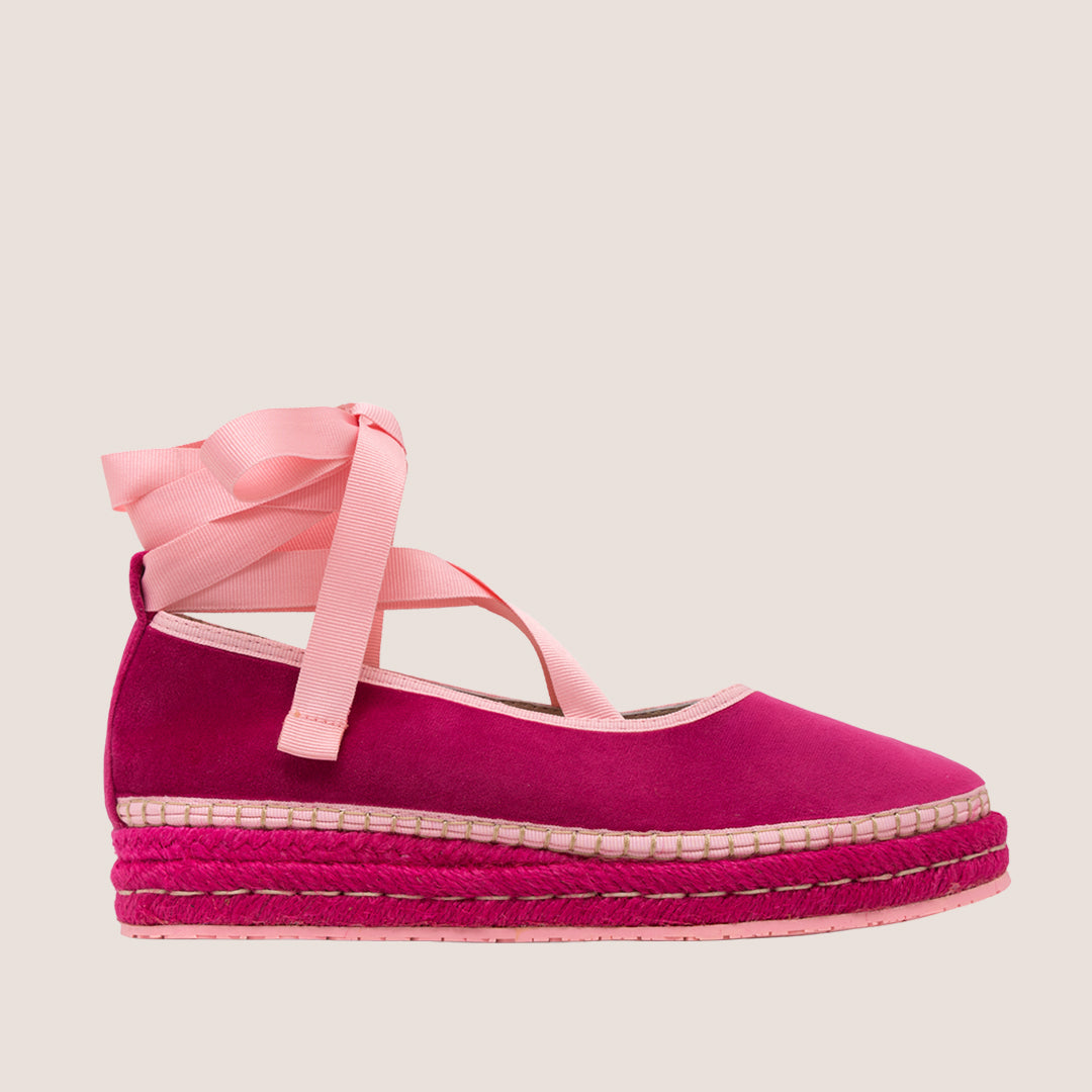 ALPARGATA EVA CHIC TEXTIL - FUCSIA X ROSADO