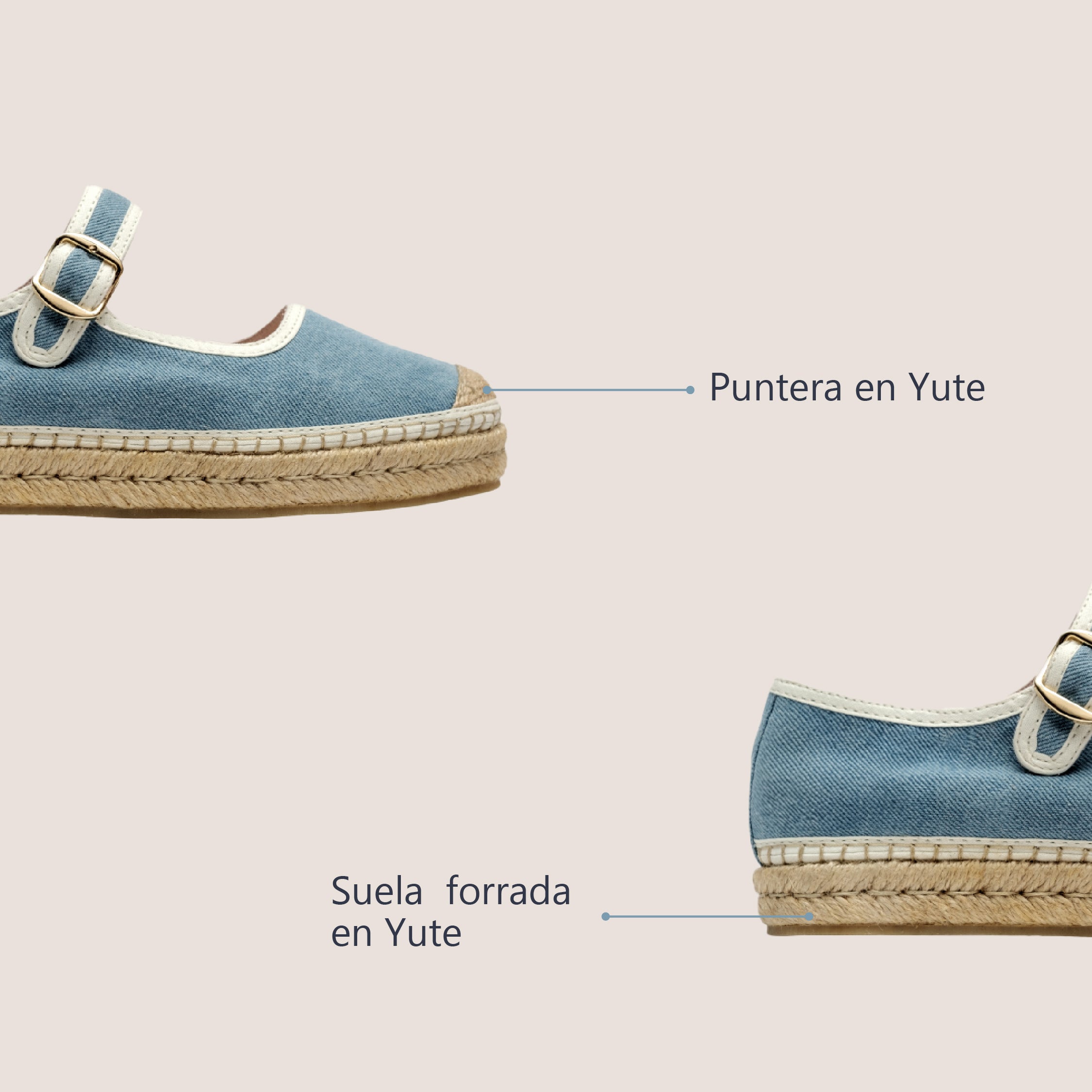 Alpargata Mafalda Textil - Jean Claro