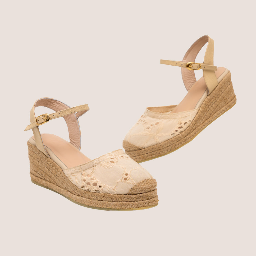 MAYORCA BAJA TEXTIL HOJA ROTA - BEIGE