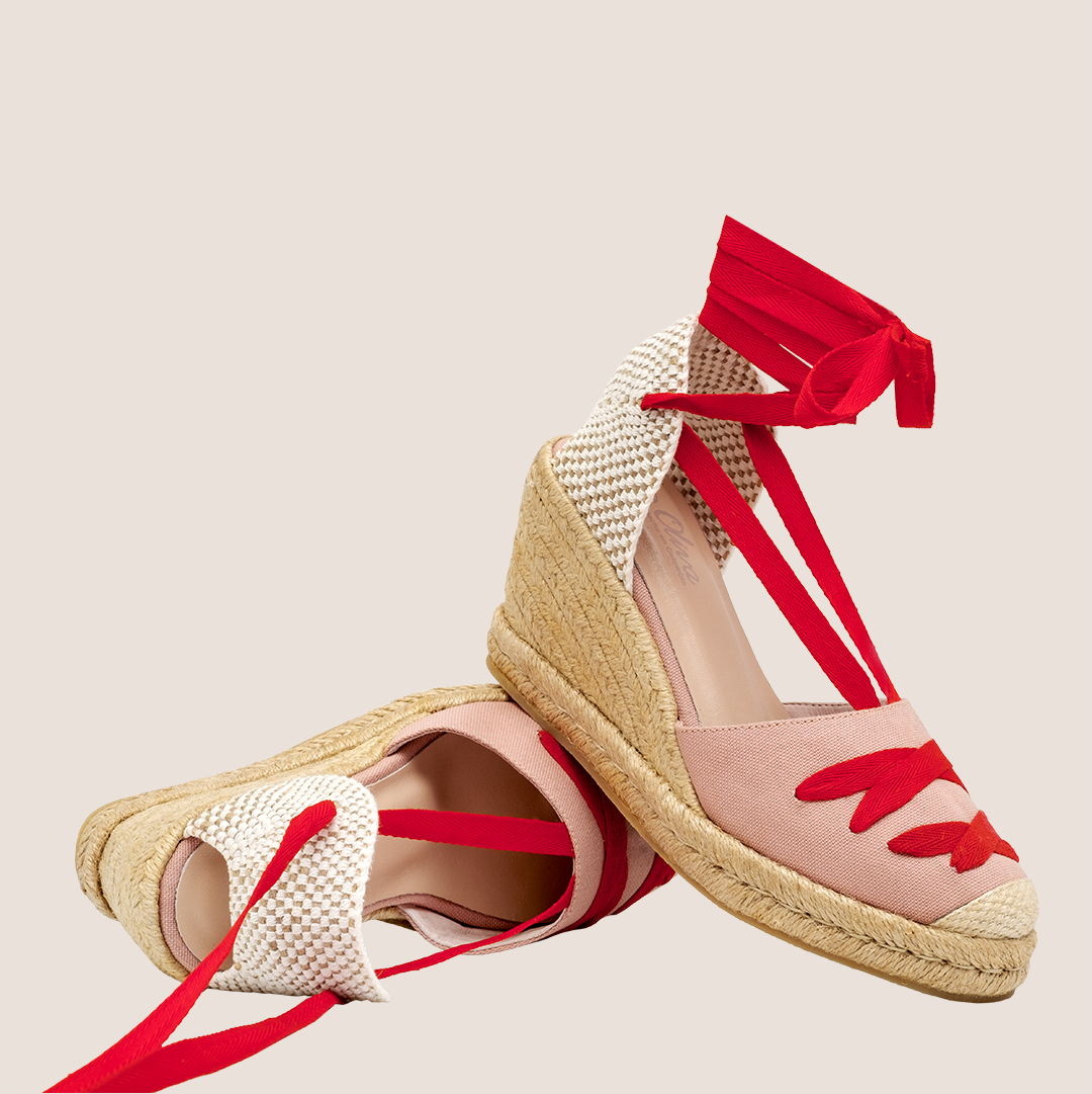 Monarquina Media Textil - Maní rojo