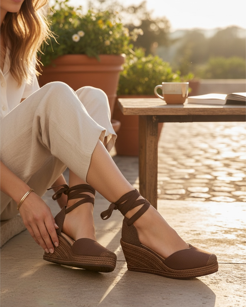 MENORCA TINTURADA MEDIA TEXTIL - CAFÉ