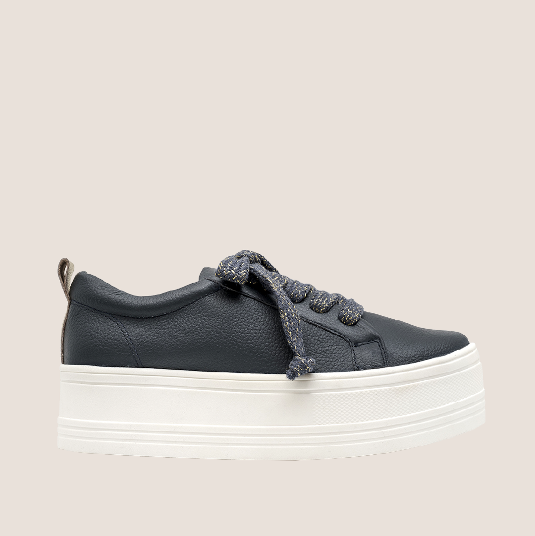 Tenis P Malta Cuero - Azul