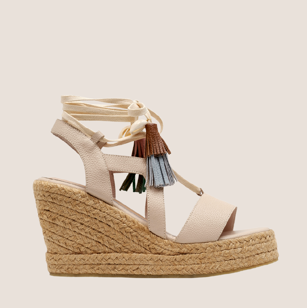 Samantha Media Cuero - Beige