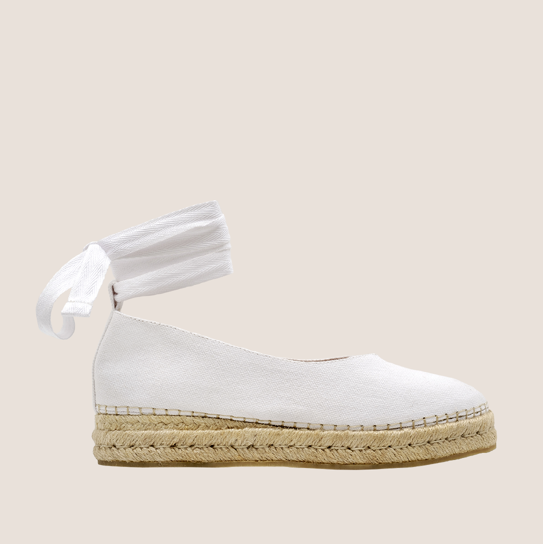 Alpargata Lety Textil - Blanco