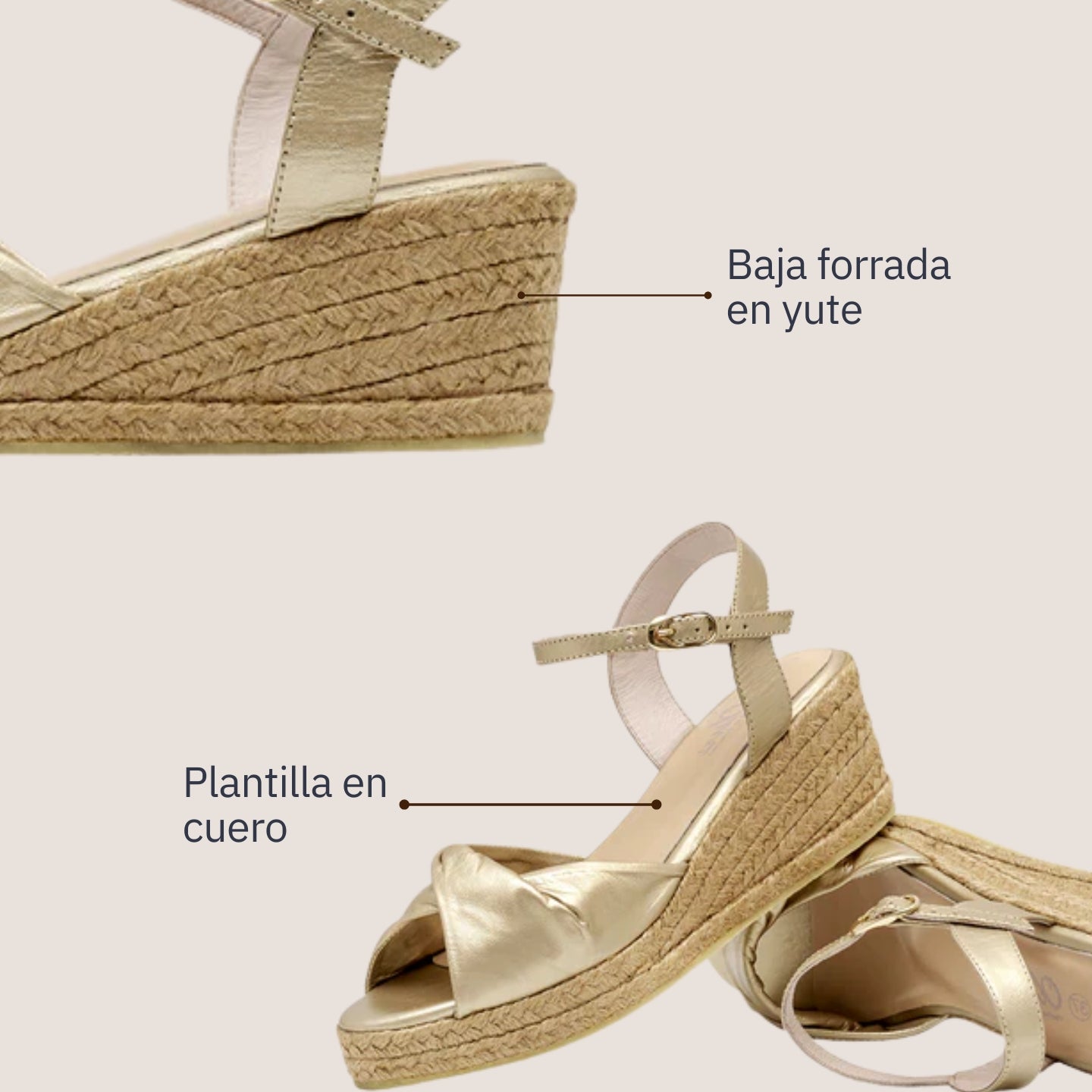 Slovakia Baja Leather - Gold