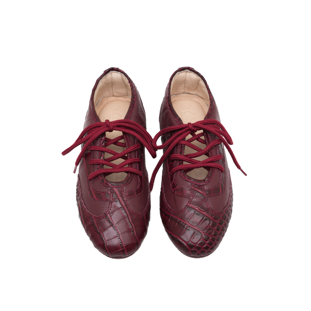 TENIS BALETA SIENNA FOLIA - VINOTINTO