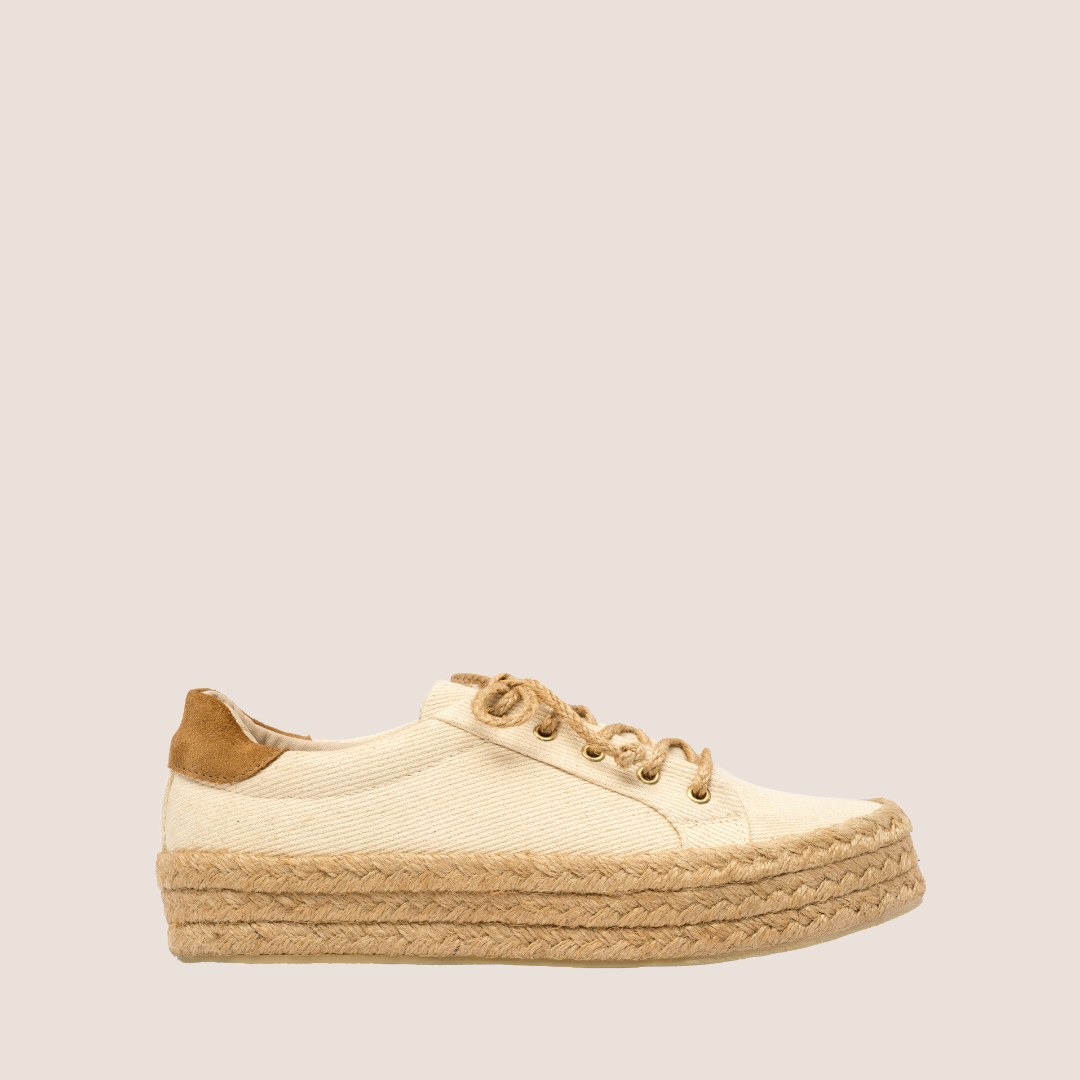 Tenis P Textil Yute - Crudo