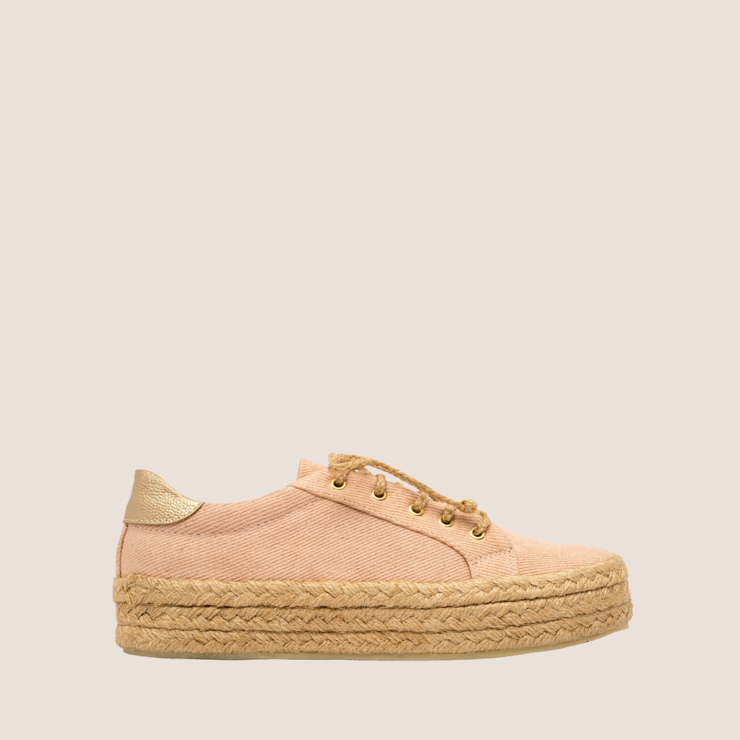 Tenis P Textil Yute - Palo De Rosa