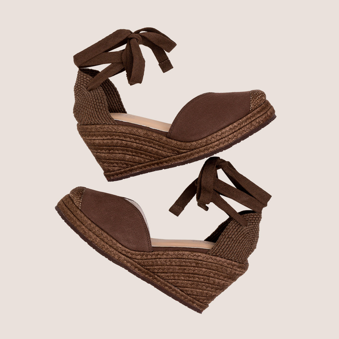 MENORCA TINTURADA MEDIA TEXTIL - CAFÉ