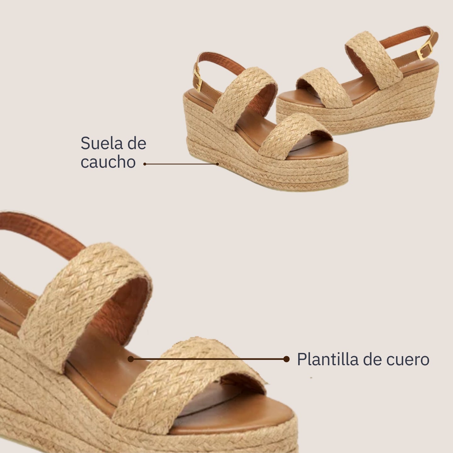 In Half Jute - Honey