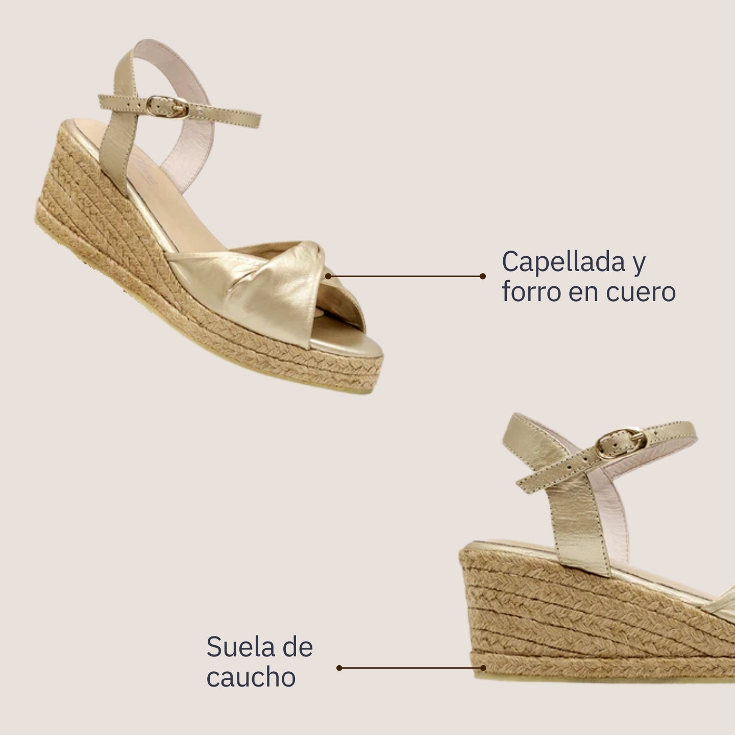 Slovakia Baja Leather - Gold