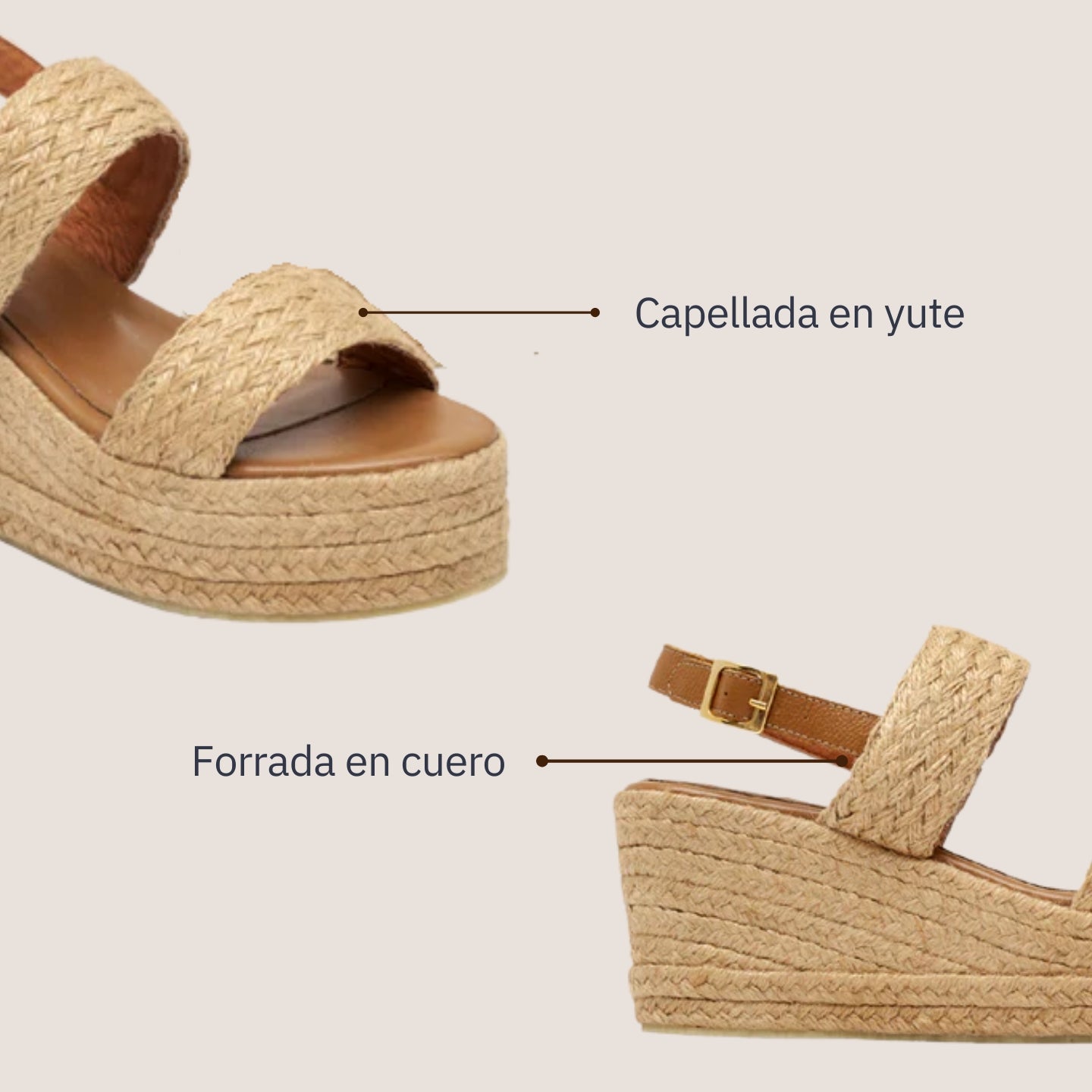 In Half Jute - Honey