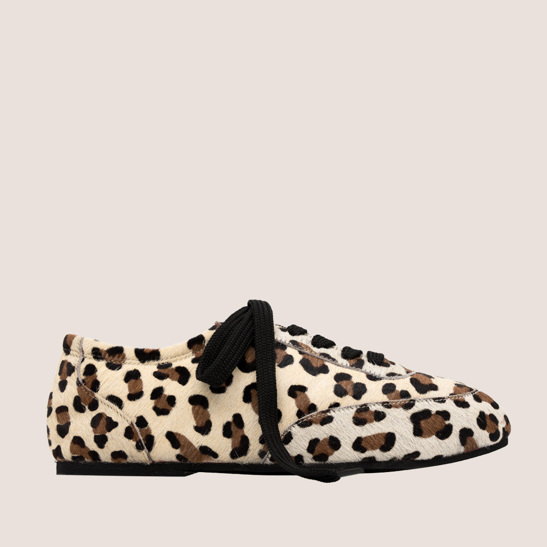 TENIS BALETA TANZANIA FOLIA - LEOPARDO CRUDO