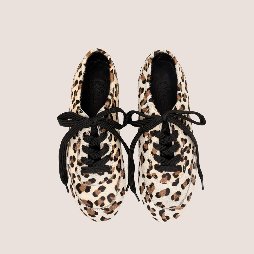 TENIS BALETA TANZANIA FOLIA - LEOPARDO CRUDO
