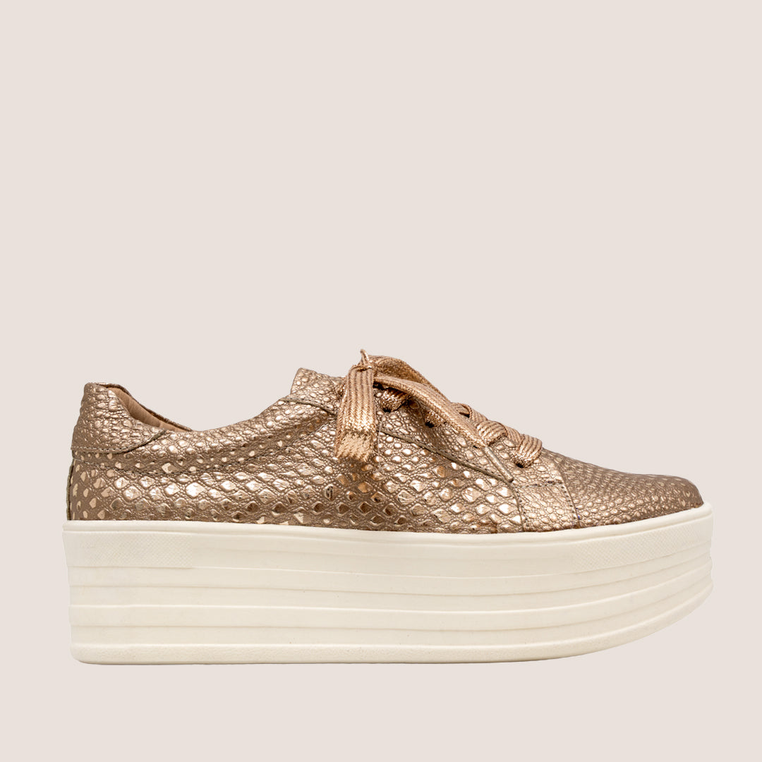 Tenis P Folia - Oro Rosa