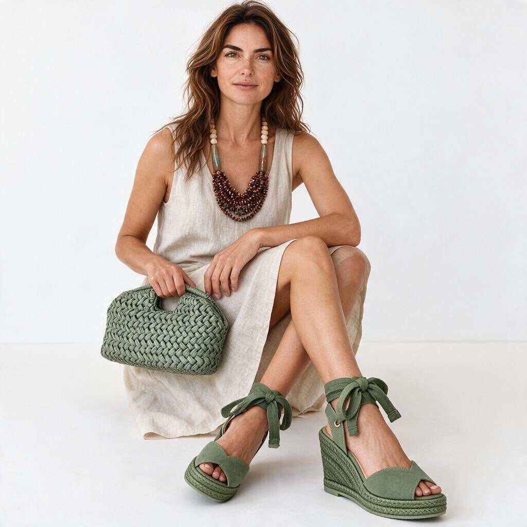 NATASHA TINTURADA MEDIA TEXTIL - VERDE EUCALIPTO