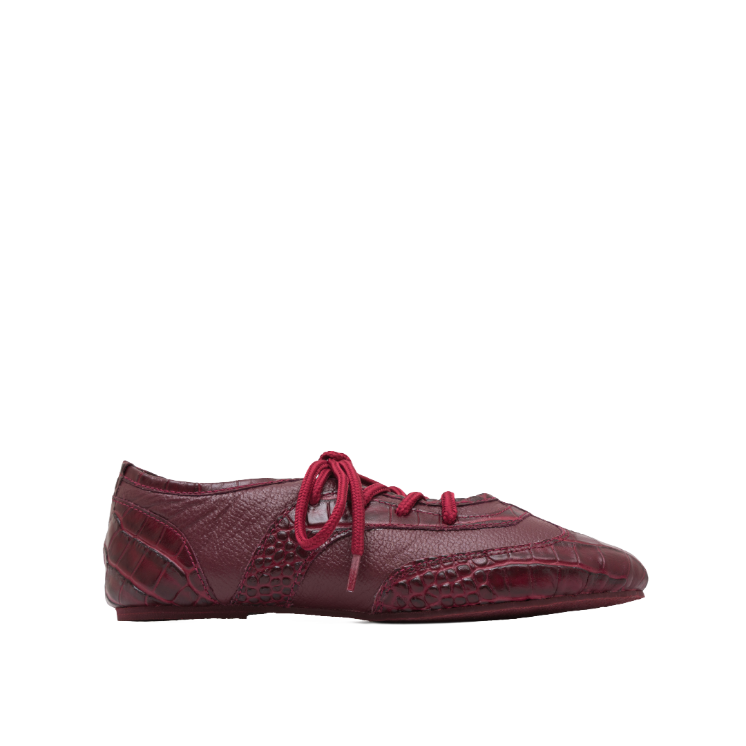 TENIS BALETA SIENNA FOLIA - VINOTINTO